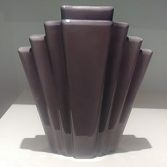 unknown Other - Vintage ceramic purple ombre vase